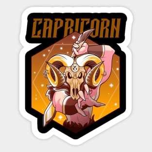 Capricorn / Zodiac Signs / Horoscope Sticker